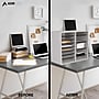 AdirOffice 500 Series 16-Compartment Literature Organizers, 20" x 11.8", White, 2/Pack (500-16-WHI-2PK)~#|#~5C1061B7-324C-410D-84D36F307653B41A_sc7