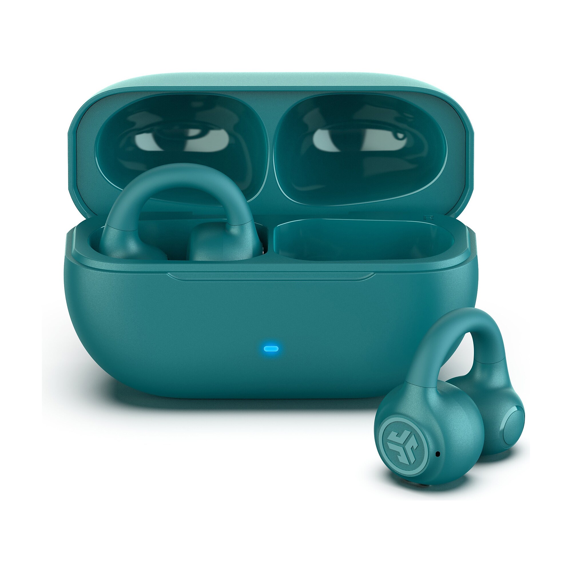 JLab Flex Wireless Open Earbuds, Bluetooth, Teal (EBFLEXRTEL124) Sansujyuku sansujyuku.com