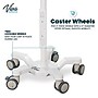 Viva Comfort Edan Elite V-Series Monitor Universal Vital Sign Mobile Stand with Mounting Plate, White (ADIME912-C-MP-07-MK)~#|#~5C12F2A7-F619-4032-9BEB6FB0FFF6215E_sc7