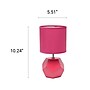 Creekwood Home Geometric 10.24" LED Table Lamp, Pink (CWT-1016-PN)~#|#~5C1CE8BA-BE85-4AE3-984555FA320637B7_sc7