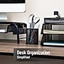 Mind Reader Metal Pen Holder, Black, 3/Set (3MPEN-BLK)~#|#~5C1DE4C5-C639-4E72-91100357C60E82AA_sc7