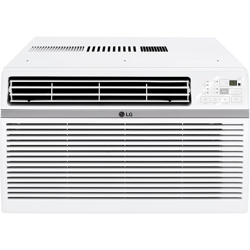 LG 115-Volt 12,000 BTU Window Air Conditioner with Remote, White (LW1224RD) image 1