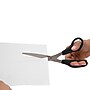 Westcott All Purpose 8" Stainless Steel Standard Scissors, Pointed Tip, Black, 3/Pack (16907)~#|#~5C23E9B8-FED2-478D-B552C83B7063BCA4_sc7