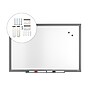TRU RED™ Magnetic Porcelain Dry Erase Board, Gunmetal Frame, 3' x 2' (TR61184)~#|#~5C241019-1CD5-4297-99BEBB042E444016_sc7