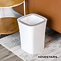 Nine Stars Open Top Trash Can, 3 Gallon, White (OTT-12-11S)~#|#~5C253B86-1527-4F5A-BCF795BE901C666C_sc7