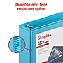 Staples Mini 1" 3-Ring View Binder, Periwinkle (55424/26456)~#|#~5C258393-9C3B-4600-A20739EE41ADE2E5_sc7