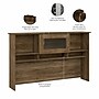 Bush Furniture Cabot 60"W Desktop Hutch, Reclaimed Pine (WC31531)~#|#~5C269722-33DE-4878-97370298599ADA34_sc7