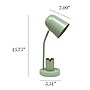 Simple Designs Sleek Essentials 15.75" LED Table Lamp, Sage Green (LT2128-SGE)~#|#~5C27D763-2423-4739-A02DE59B5B82F89F_sc7