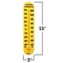Learning Resources Indoor/Outdoor Wall Thermometer, Analog, Yellow (LER0380)~#|#~5C2CE485-530C-4CE4-9D1255C8B93835DE_sc7