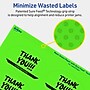 Avery Laser/Inkjet Multipurpose Oval Labels, 2" x 3-1/3", Neon Green, 320/Pack (94056)~#|#~5C2F2F4E-FB6A-4EB4-A2F11E60F38871BA_sc7