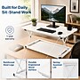 Uncaged Ergonomics CHANGEdesk 27.5"W Mini Desktop Standing Desk Converter, White (CDMM-W)~#|#~5C314154-F81E-418A-B7FBD0CA2E07117B_sc7