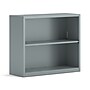 HON Brigade 29"H 2-Shelf Bookcase, Titanium (HS30ABC.P8T)~#|#~5C328517-E1F4-4F3A-B3DF2E365C489A91_sc7