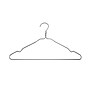 Nahanco 16 1/2" Brushed Aluminum Notched Hanger, 100/Box (8401N)~#|#~5C3329C1-8059-4562-B046F125E4CB4834_sc7