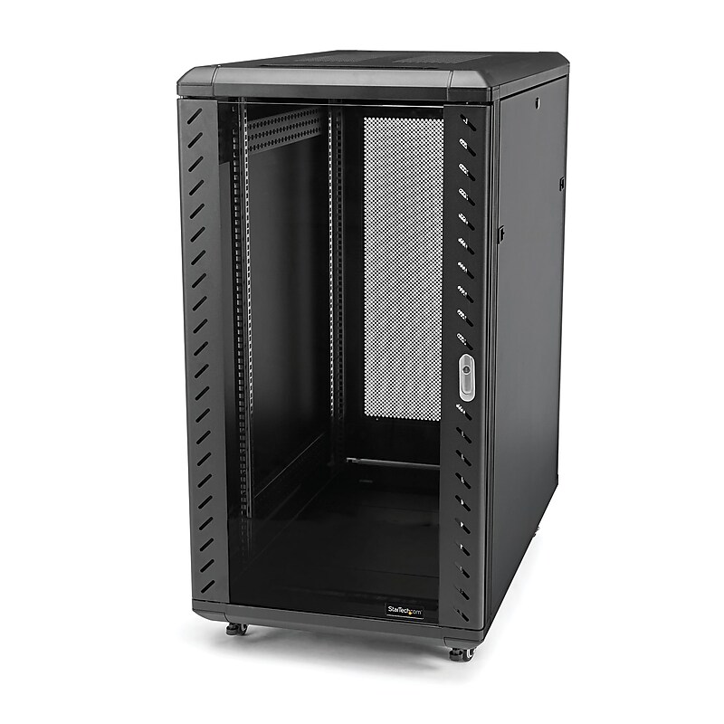 StarTech 32U Rack Mount Server Cabinet Enclosure (RK3236BKF) image 1