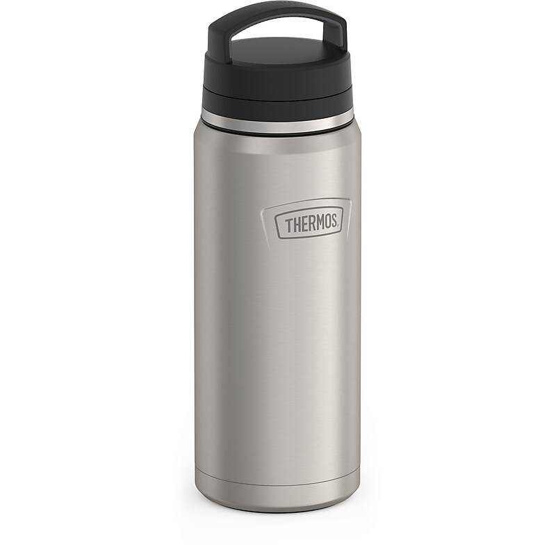 Thermos Icon Stainless Steel Vacuum Insulated Dual Temp Beverage Bottle, 40 oz., Matte Stainless (EAIS2112MS4) image 1