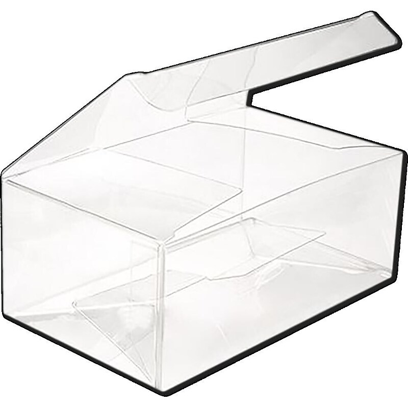 JAM Paper Pop & Lock Top Clear Gift Boxes, 5" x 3" x 2", 25/pack (CB-PLB199) image 1
