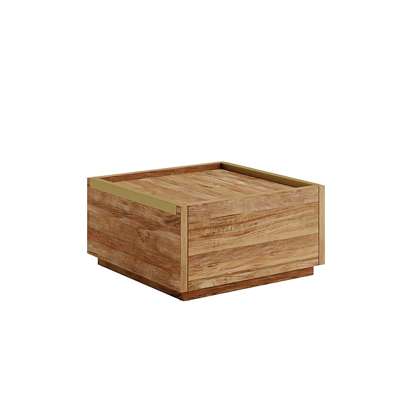 Sauder Manhattan Gate 31"W x 31"D Coffee Table, Sindoori Mango (427359) image 1