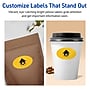 Avery Laser/Inkjet Oval Multipurpose Labels, 1.5" x 2.5", Bright Yellow, 180/Pack (94051)~#|#~5C49DEE0-2889-43D3-8AE866096517C50D_sc7