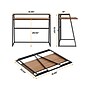 Eureka Ergonomic 41"W Computer Desk, Cherry (CD004)~#|#~5C55A714-A5AF-4B82-91369308661C75E2_sc7
