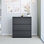 Staples 3-Drawer Lateral File Cabinet, Letter/Legal Size, Lockable, 40.25"H x 36"W x 18.63"D, Charcoal (60947/20885)~#|#~5C57B65B-09EE-4B1B-8A0AE54DBDC1BBCE_sc7