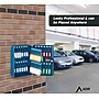 AdirOffice 48-Key Cabinet with Combination Lock and Key Tags, Blue (682-48-BLU-689-PKG)~#|#~5C5997A1-6CDD-4EE8-A2F95A7A64B57AEB_sc7