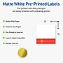 Avery Square Multipurpose Labels, 3" x 3", White, 60/Pack (19479370561)~#|#~5C5B2992-7CC3-423A-ADCB9B481092BAC7_sc7