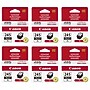 Canon PG-245 XL Black High Yield Ink Cartridge, 6/Pack (8278B001)~#|#~5C6175EF-3ABC-4D57-A3AEB83AFF510D91_sc7