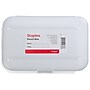 Staples Snap Plastic Cases, 2 1/4"H x 5 5/8"W x 8 1/4"L, Clear (22859)~#|#~5C61D4BF-57A6-4FA6-BE24D58FB3A77385_sc7