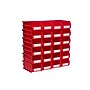 Triton Products LocBin Stackable Storage Bin, 3" x 4.12" x 7.37", Red, 24/Pack (3-220R)~#|#~5C624088-CC86-4DE3-BF9210A513C8642D_sc7