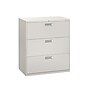 HON Brigade 600 Series 3-Drawer Lateral File Cabinet, Locking, Letter/Legal, Gray, 36"W (H683.L.Q)~#|#~5C6421B0-160A-4984-9235C1E8AEF672E9_sc7