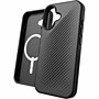 Zagg Luxe Snap MagSafe Phone Case for iPhone 16, Shock Absorbing, Black (702315006)~#|#~5C64C5E8-7712-460A-9CAA74A74E087B26_sc7