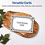 Avery Silver-Metallic Black General Use Blank Cards, White, 20/Pack (S00-FKE)~#|#~5C65F0CC-6DC9-4218-9729983F1EED976D_sc7
