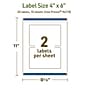 Avery Dissolvable Rectangle Multipurpose Labels, 4" x 6", Off-white, 20/Pack (94278)~#|#~5C67B7EF-F21C-41D1-B74CE30F2BC4AE15_sc7