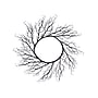 Nearly Natural 23" Pre-Lit Halloween Black Fall Wreath with 60 Orange and Purple LED Lights (W1372)~#|#~5C6EED74-6A94-4E96-9E0168036586F53D_sc7