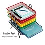 Mind Reader 5-Compartment Metal Desk Tray, Multicolor (5TPAPER-ASST)~#|#~5C73AB94-3C3A-44AE-869E336E6D8D4F04_sc7