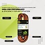 GoGreen Power 16/3 8' Heavy Duty Extension Cord, Lighted End, Orange (GG-13708)~#|#~5C7695E2-EDB7-40C9-AB06336B4F2C051C_sc7