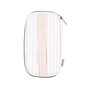 The Happy Planner Peachy Stripes Faux Leather Zipper Pencil Pouch, White/Peach (AF1AZP-003)~#|#~5C7D8CB6-179E-4868-B89F13E02147EF7E_sc7