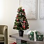 Nearly Natural 36-in Pre-Lit Fiber Optic Cosmopolitan Star Topped Artificial Christmas Tree with Decorative Planter (T4750)~#|#~5C7F6223-BF44-4D27-90E323EA7EB53818_sc7