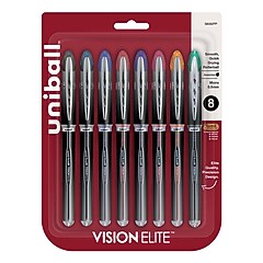 uni Jetstream RT BLX Ballpoint Pens, Medium Point, 1.0mm