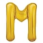 Party City (Air-Filled) 16" "M" Foil Balloon, Gold, 2/Pack (AM60050226-19)~#|#~5C885540-F471-4CDE-9205D4193FD4CBE3_sc7