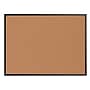 Staples Cork Bulletin Board, Black Frame, 4' x 3' (ST62834)~#|#~5C8900D3-E36A-4B93-B01F665B9BE252B0_sc7