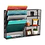 Mind Reader 8-Compartment Stackable Metal Desk Organizer, Black (MAGSHELF-BLK)~#|#~5C92126E-32E5-43EC-92A978A1BFFD46BD_sc7