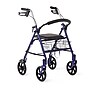 Medline Basic Knockdown Folding Steel Rollator, Adult, Blue (MDS86860EBS8)~#|#~5C99F631-397A-4F7E-AC5FC99D24350BC6_sc7