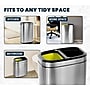 Alpine Industries Stainless Steel Open Top Dual Compartment Indoor Trash Can with Liners, 10.5 Gallon (ALP470-R-40L)~#|#~5C9C6BD1-15A1-4824-A9F62A1587F78787_sc7
