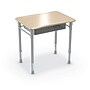 MooreCo Astute 26"W Rectangle Student Desk, Fusion Maple, 2/Pack (59082)~#|#~5C9FCD23-F58D-4320-99A18BEBD6F65EB9_sc7