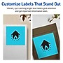 Avery Laser/Inkjet Multipurpose Square Labels, 4" x 4", Bright Blue, 80/Pack (94100)~#|#~5CA998C7-6A7C-4E0C-AFC7FEB68839C83F_sc7