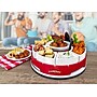 Nostalgia Game Day Lazy Susan 0.5-Quart Server & Thermal Pot, Red/White (GDLSAS8RDSL)~#|#~5CAC6748-D3F6-4FA5-91EBC4F587B5F975_sc7