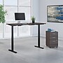 Bush Business Furniture Move 60 Series 72"W Electric Height Adj Standing Desk w/ Storage, Storm Gray/Black Powder (M6S006SGSU)~#|#~5CB0D85C-F598-4837-8B6E2F52336C48A1_sc7