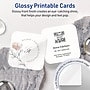 Avery Business Cards, 2-1/2" x 2-1/2", Glossy White, 90/Pack (95327)~#|#~5CB23BB9-534B-4780-BE9C5AB45C5E2B3F_sc7