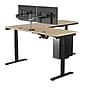 VersaDesk PowerLift 72"W Electric L-Shaped Adjustable Standing Desk, Maple/Black (PLLSD7272-BM-APP )~#|#~5CB6604D-4F40-4EB6-A2C5C3701E1A940C_sc7